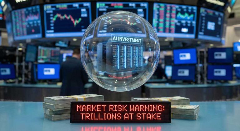 AI investment bubble: data centers, trillions in spending, and market risk warning