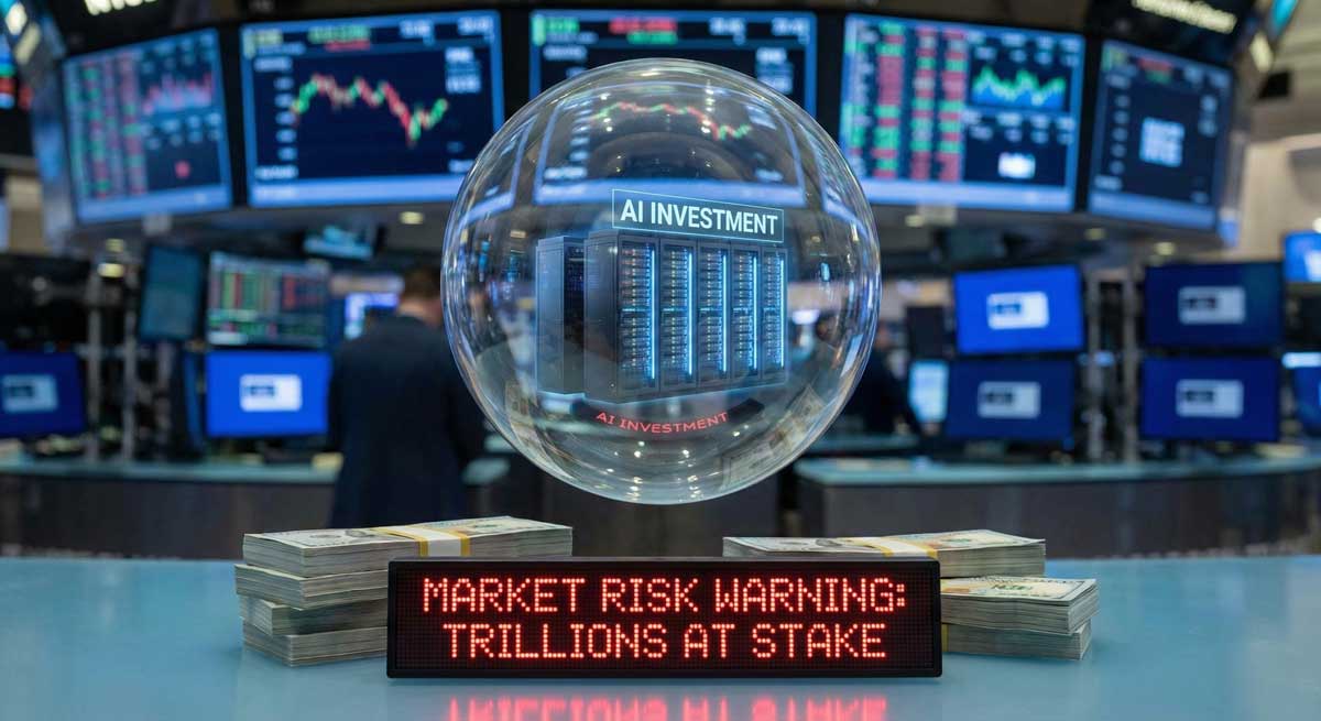 AI investment bubble: data centers, trillions in spending, and market risk warning