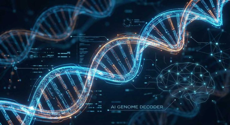 AlphaGenome AI model predicting DNA regulatory variants Google DeepMind