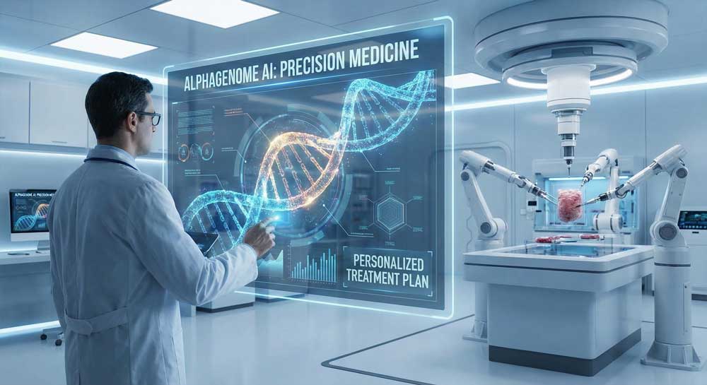 AlphaGenome AI transforming precision medicine and genomics healthcare applications