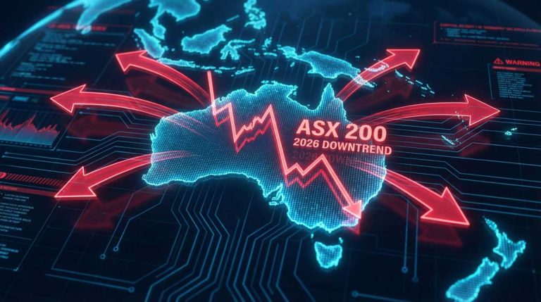 Australia capital flight ASX 200 2026