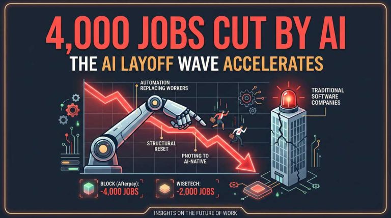 AI job displacement — tech layoffs surge as Block cuts 4,000 jobs in 2025