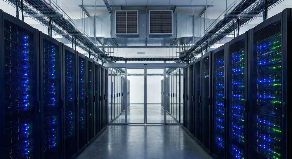 Australian data center infrastructure for Blackstone AI investment with NVIDIA GPU servers and cooling systems