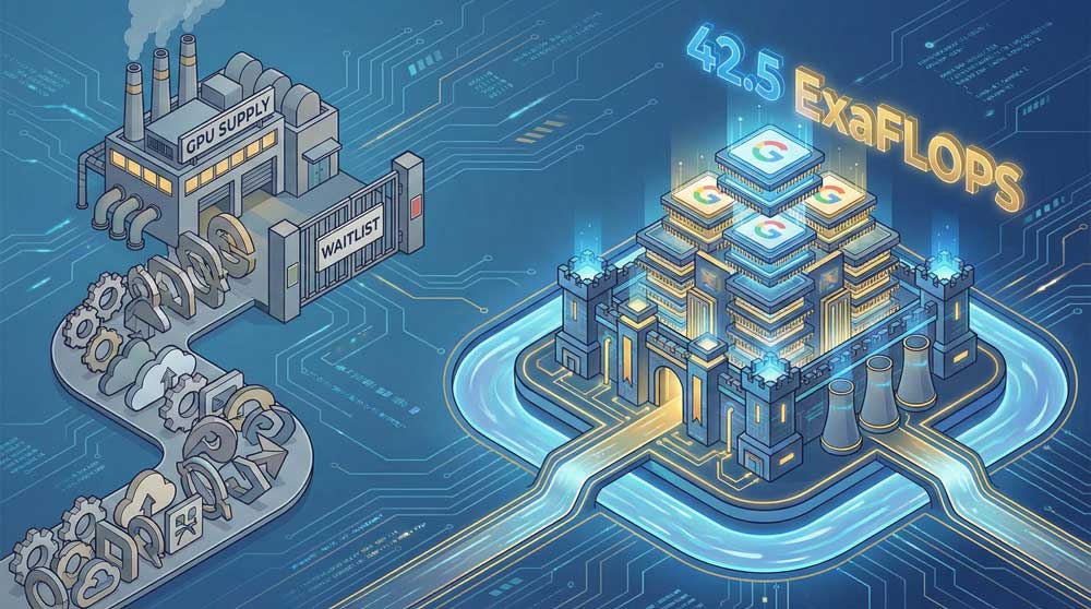 Google Gemini comeback hardware advantage — Ironwood TPU fortress vs NVIDIA GPU supply chain