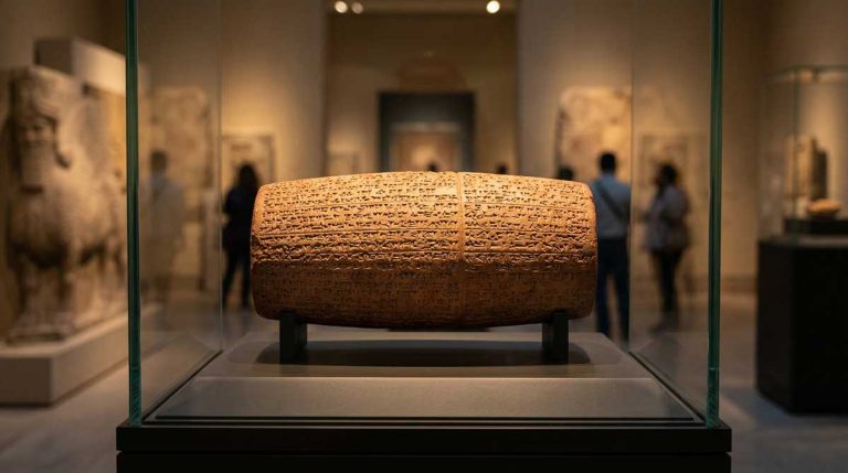 Cyrus the Great legacy in Iran — the ancient Cyrus Cylinder artifact at the British Museum