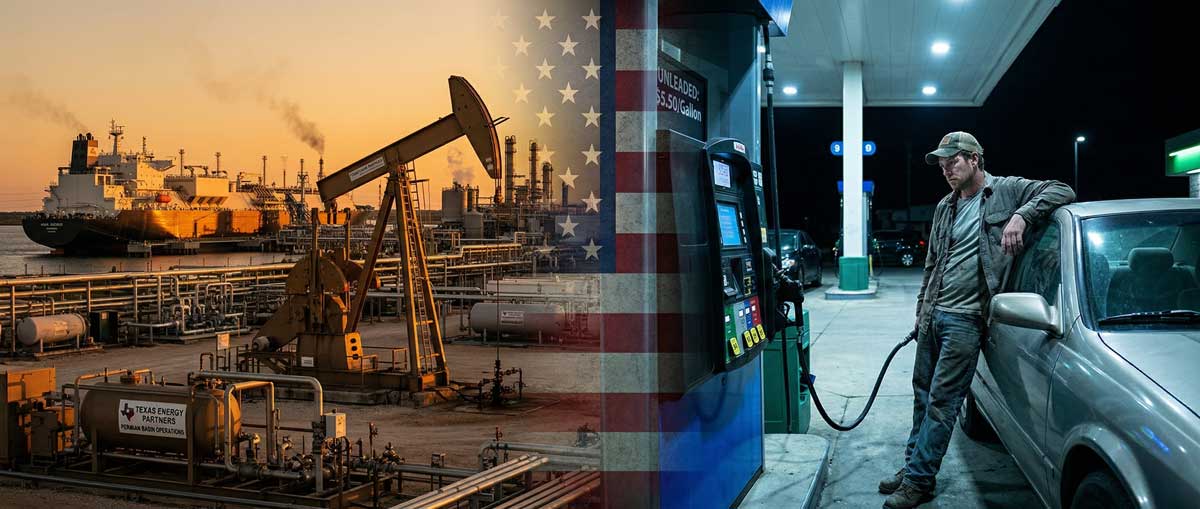 US oil price impact dividing American economy between energy producers and consumers