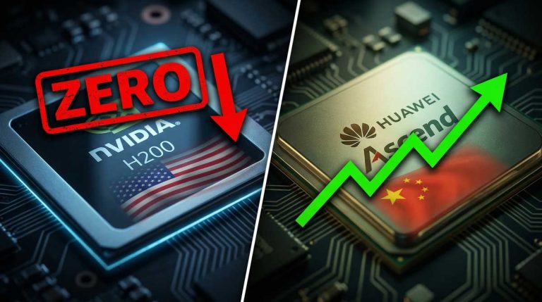 Nvidia H200 chips China zero sales as Huawei Ascend rises to replace US AI hardware