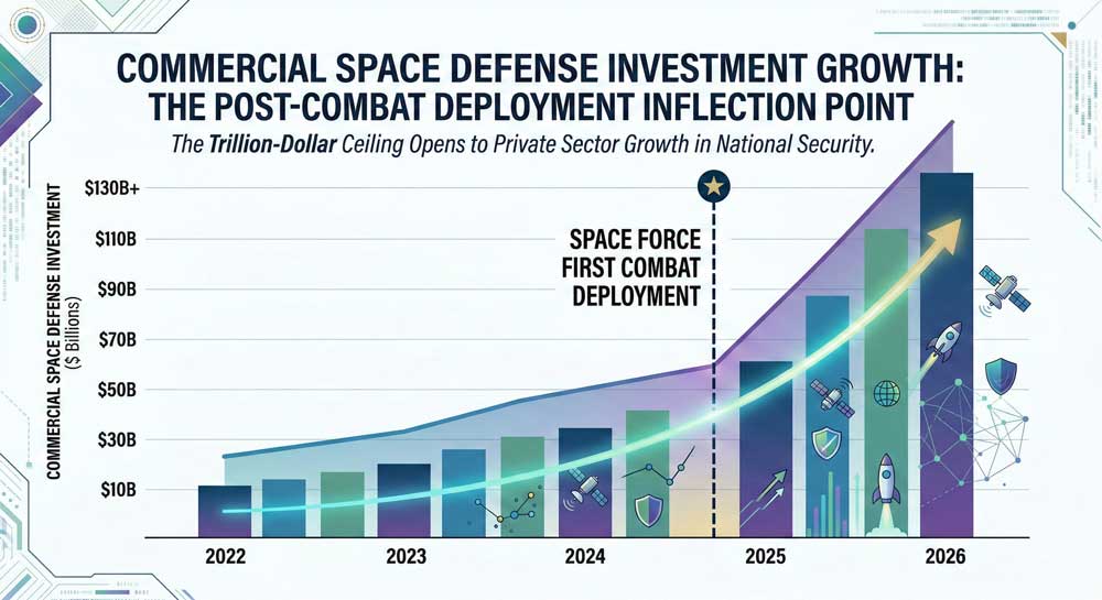 Commercial aerospace defense market growth driven by US Space Force combat deployment