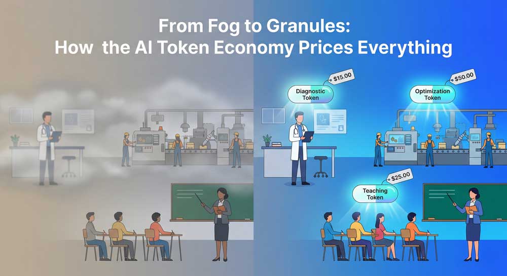 AI Token Economy transforming vague value into quantifiable granular tokens