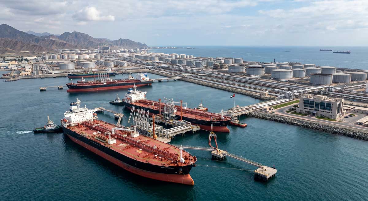 UAE exits OPEC — Fujairah oil terminal bypassing the Strait of Hormuz
