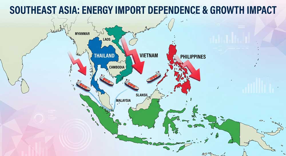 Southeast Asia LNG shortage and growth downgrade from US-Israel-Iran conflict