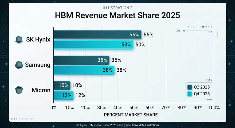 SK Hynix HBM market share 2025 chart